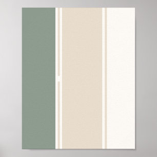 Poster Pastel Stripes Variation 2 – Simple et Élégant