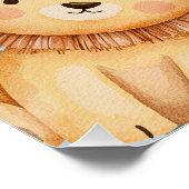 Poster Pastel Tropical Wild One Jungle Safari Animaux (Coin)