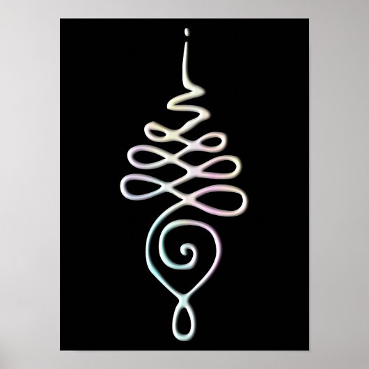 Poster Pastel Unalome (Devant)