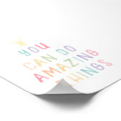 Poster Pastel vous pouvez faire des choses extraordinaire (Coin)