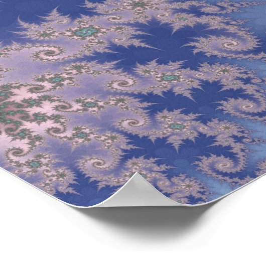 Poster Pastels croisés (Imprimer) (Coin)