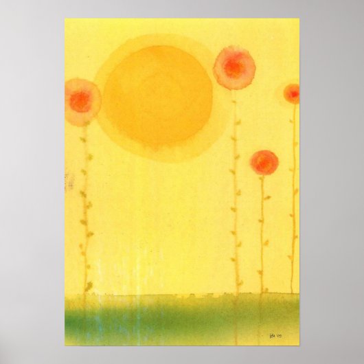 Poster Pastels floraux (Devant)