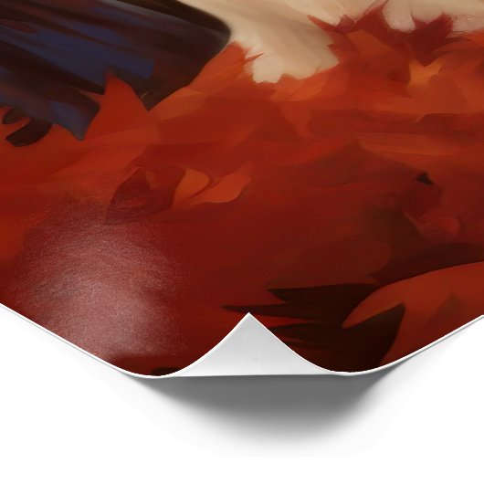 Poster Pasteur anatolien en automne Feuilles automne Insp (Coin)