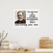 Poster Pasteur Grandeur Des Actions Humaines Inspiration (Cuisine)