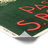 Poster PASTIFICIO S BONETTI Padova Italie Pâtes (Coin)