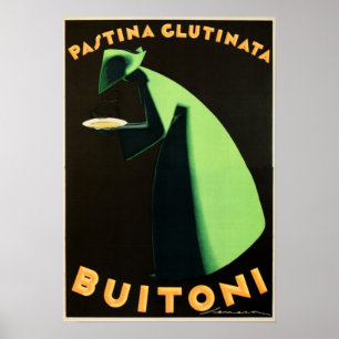 Poster PASTINA GLUTINATA BUITONI Pasta par Federico Senec