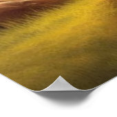 Poster Pastoral Golden Serene Krishna Flûte Art (Coin)