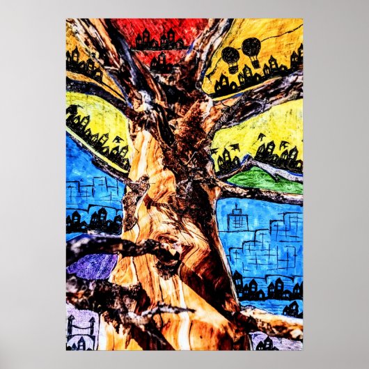 Poster Patagonia Treetown (Devant)