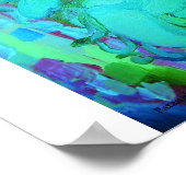 Poster Patanjali Bleu (Coin)