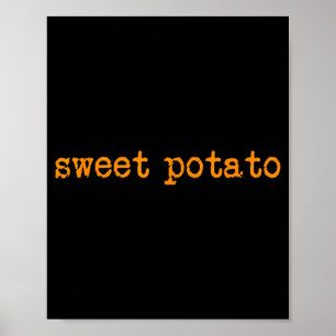 Poster Patate Douce Et Patate Un Peu Grossière
