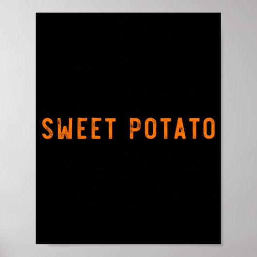 Poster Patate Douce Un Peu Grossière Patate Drôle De Than (Devant)