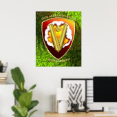 Poster Patch de la 59e brigade d'artillerie (Bureau à domicile)