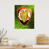 Poster Patch de la 59e brigade d'artillerie (Cuisine)
