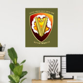 Poster Patch de la 59e brigade d'artillerie (Bureau à domicile)