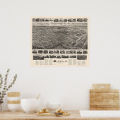 Poster Patchogue, NY Panoramic Map - 1906 (Cuisine)