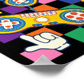 Poster Patchs de jeu vidéo en tissu esthétique Kidcore Al (Coin)