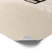 Poster Patchwork Beagle - Geometric Dog (Coin)