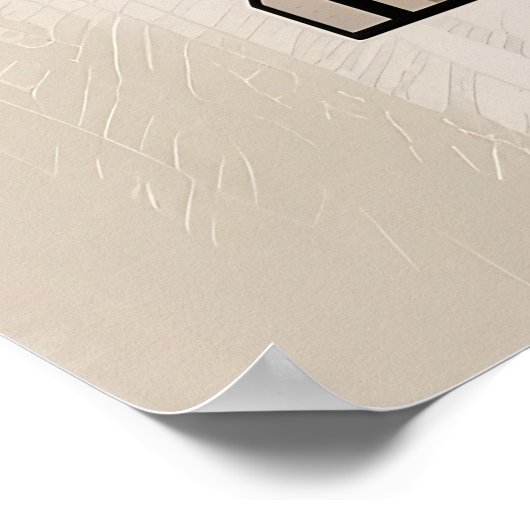 Poster Patchwork Beagle - Geometric Dog (Coin)