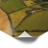 Poster Patchwork de terres agricoles irlandaises – Impres (Coin)
