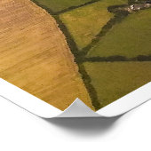 Poster Patchwork de terres agricoles irlandaises - Impres (Coin)