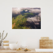 Poster Patchwork de terres agricoles irlandaises - Impres (Cuisine)