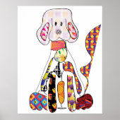 Poster Patchwork Doggy (Devant)