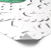 Poster Patchwork 'Grand-mère' Sur Dentelle (Coin)