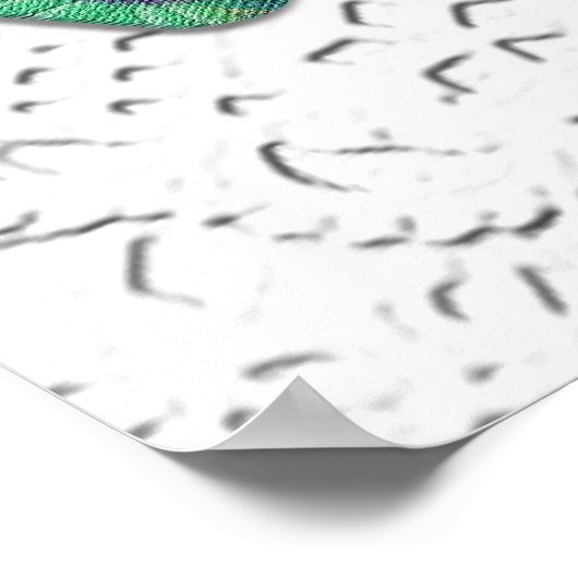 Poster Patchwork 'Grand-mère' Sur Dentelle (Coin)