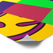 Poster Patchwork indien turc festier Mandala (Coin)