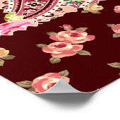 Poster Patchwork mignon Motif (Coin)