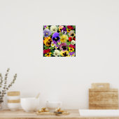 POSTER PATCHWORK PANSY ~ IMPRIMER/POSTER (Cuisine)