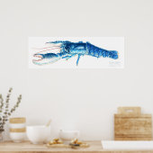 Poster Pâte d'eau bleu pâle (Cuisine)