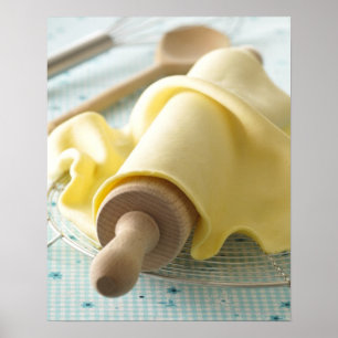 Poster Pâte lisse pour la tarte