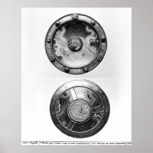 Poster Paten avec un médaillon représentant le Dernier (Devant)