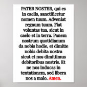 Poster Pater Noster (Devant)