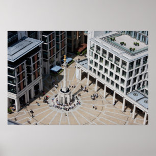Poster Paternoster Square in London England