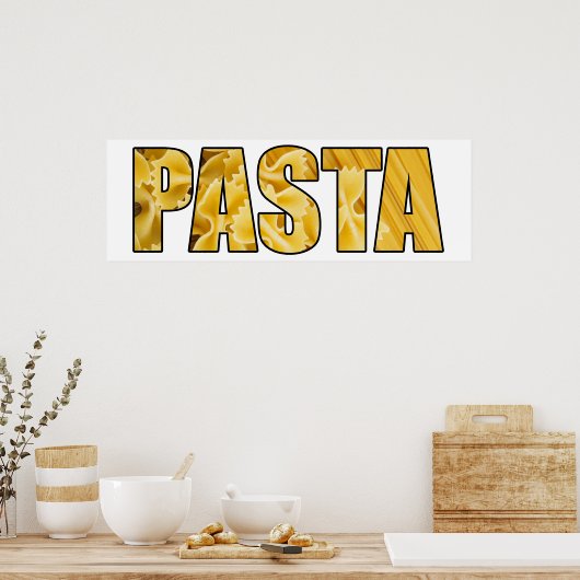 Poster Pâtes (Cuisine)