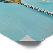 Poster Pâtes de spaghetti sur l'art mural de fourche pour (Coin)