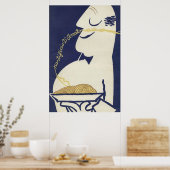 Poster Pâtes italiennes vintages (Cuisine)