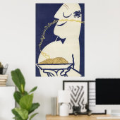 Poster Pâtes italiennes vintages (Bureau à domicile)