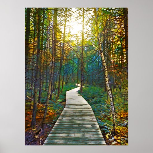 Poster Path en Forest Design 263 (Devant)