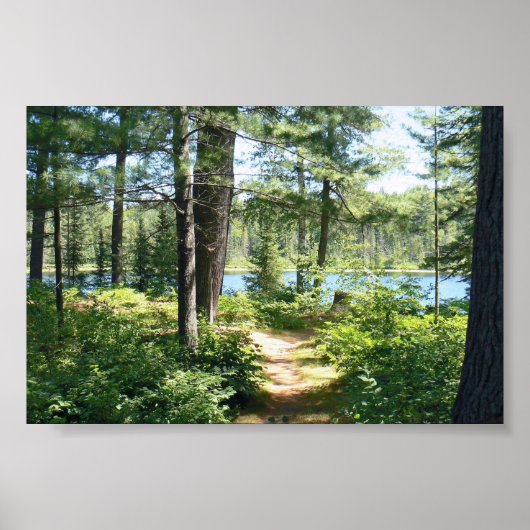 Poster "Path to the Lake" (Devant)