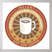 Poster Pathologiste de la parole instantanée (Devant)