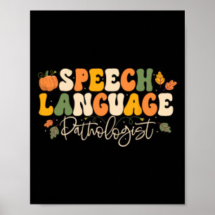 Poster Pathologiste du langage vocal Thanksg