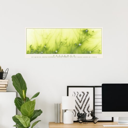 Poster Patience (Bureau à domicile)