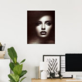 Poster Patience AI Imaginaire Art numérique Imprimer Port (Bureau à domicile)