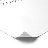 Poster Patience Faites Confiance Au Processus Art Minimal (Coin)
