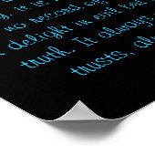 Poster patient, l'amour est gentil. Il n'envie pas, il fa (Coin)