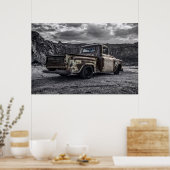 Poster Patina 1956 Chevrolet C10 camionnette customisée (Cuisine)