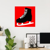 Poster patinage (Bureau à domicile)